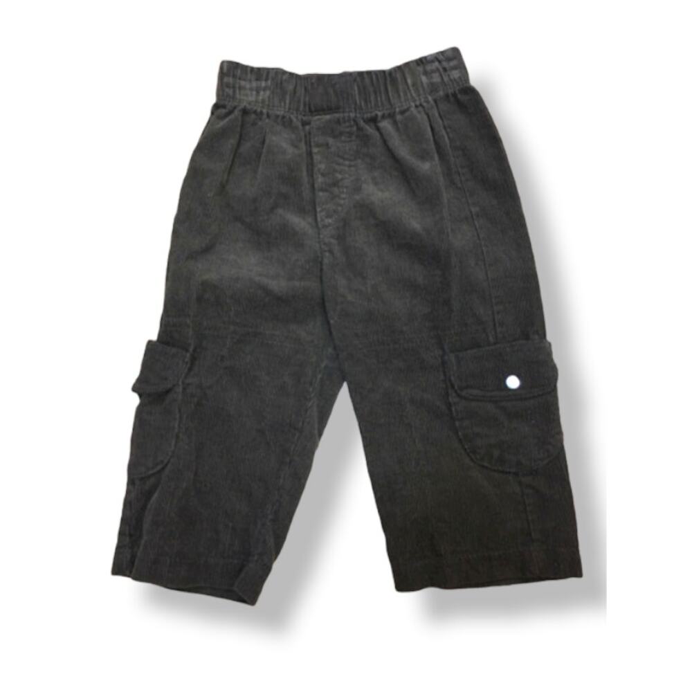NaNo Boys Pants Size 3-6 Mo Chocolate Brown Elastic‎ Waist Corduroy USA Made NEW